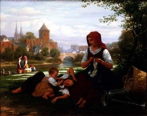 Le terrain de blanchiment, 19ème siècle