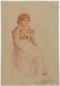 Femme paysanne - Friedrich Gauermann