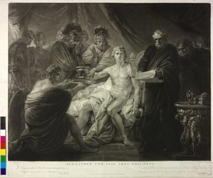 Alexandre le Grand et son médecin Philippe - Friedrich Heinrich Fuger