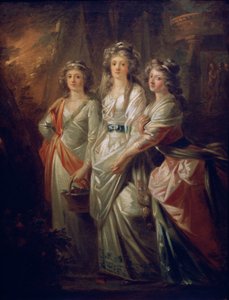 Les comtesses Elisabeth, Christiane et Marie Karoline von Thun - Friedrich Heinrich Fuger