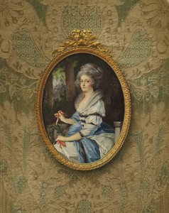 Portrait de la princesse Élisabeth Wilhelmine Louise, fille du duc Eugène de Wurtemberg, 1788