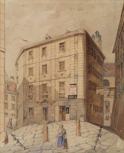 Le chemin vers Fischerstiege ou vers la caserne de Salzgries à Vienne - Friedrich Leibold