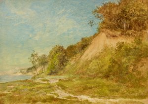 Plage de dunes sur la mer Baltique - Friedrich Loos