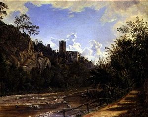 Ruines à Raubenstein - Friedrich Loos
