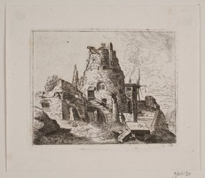 Ruine avec tour