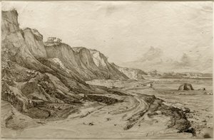 La côte de Brodtener près de Travemünde - Friedrich Nerly