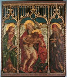 Sainte Trinité entre les saints Marc et Antoine l