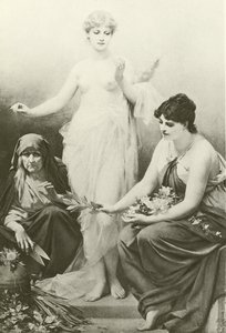 Les Parques (gravure) - Friedrich Paul Thumann