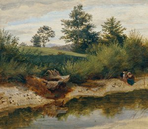Paysage de ruisseau - Friedrich Philipp Reinhold