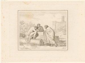Trois jeunes hommes - Friedrich Rehberg