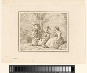 Femmes filant - Friedrich Rehberg