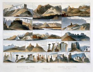 Collines remarquables sur le Haut Missouri - Friedrich Salathé