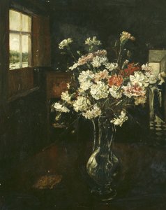 Intérieur avec bouquet d