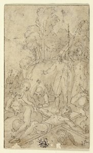 Le Christ cloué sur la croix - Friedrich Sustris
