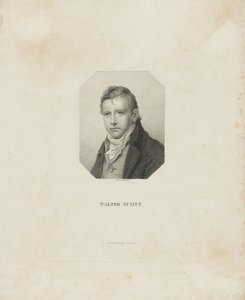 Portrait du romancier historique et poète Sir Walter Scott 1771-1832, vers 1825
