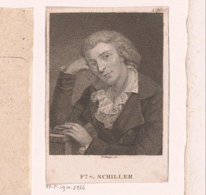 Portrait de Friedrich von Schiller - Friedrich Wilhelm Bollinger