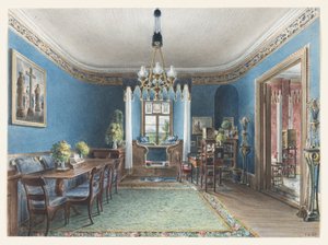 The Blue Room, Château de Fischbach - Friedrich Wilhelm Klose