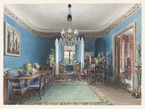 La chambre bleue, Schloss Fischbach, 1846