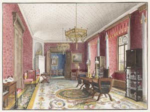La Chambre Rouge, Schloss Fischbach - Friedrich Wilhelm Klose