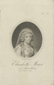 Gertrud Elisabeth Mara, née Schmeling 1749-1833 - Friedrich Wilhelm Nettling