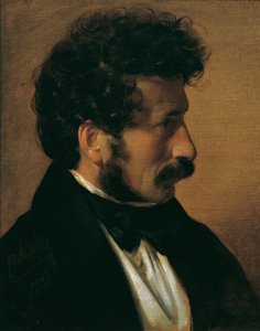 Le peintre Theodor Alconiére - Friedrich von Amerling