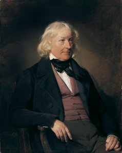 Allemand : Portrait du sculpteur Bertel Thorvaldsen (1770-1844) - Friedrich von Amerling