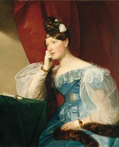 Portrait de Julie von Woyna, née Freiin von Krieg-Hochfelden, plus tard Benedek (1811-1895) - Friedrich von Amerling