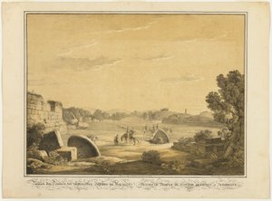 Ruines du temple de Jupiter à Agrigente - Friedrich von Gärtner