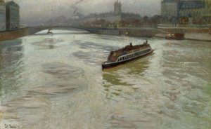 La Seine en novembre - Fritz Thaulow