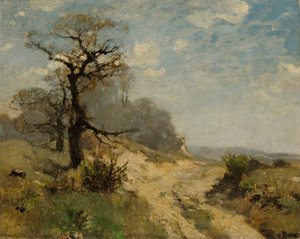 Paysage avec chemin