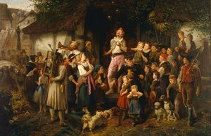 Le jongleur : une fête de village, 1873
