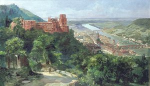 Vue de Heidelberg, vers 1910 - Fritz Genutat