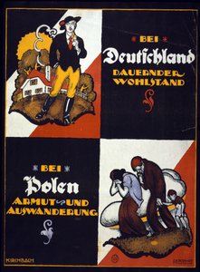 Affiche anti-polonaise allemande