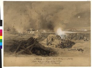 Siège de Komorn par les troupes k. k. en avril 1849 - Fritz L