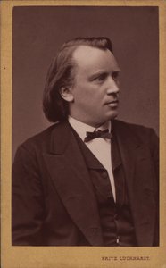 Portrait du compositeur Johannes Brahms 1833-1897, c. 1875