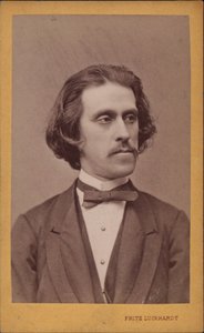 Portrait du compositeur Josef Strauss, 1827-1870, vers 1868 - Fritz Luckhardt