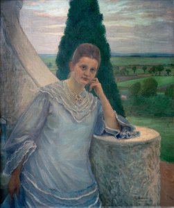 Portrait de Mme Gocht, Halle/S. - Fritz Mackensen