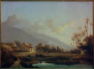Paysage tropical - Fritz Melbye