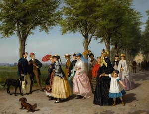 La Promenade - Fritz Paulsen