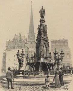 Fontaine au marché aux poissons - Fritz Stoltenberg