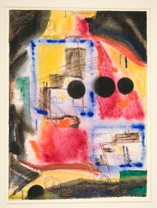 Abstraction : Trois cercles noirs