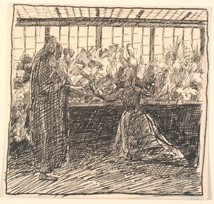La mère et la mort dans la serre de la mort - Fritz Syberg
