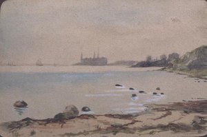 La plage, Kronberg Helsinger - Fritz Syberg