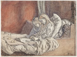 Deux convalescents - Fritz Syberg