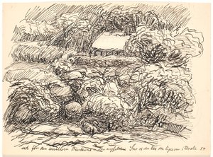 Devant celui entre les buissons... - Fritz Syberg