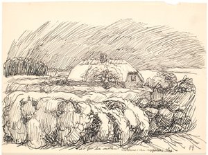Devant le buisson... - Fritz Syberg