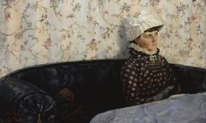 Ingeborg sur le canapé, Sandø - Fritz Thaulow