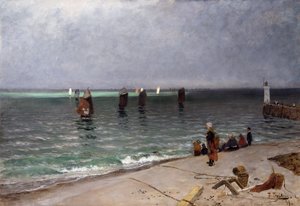 Pêcheurs de maquereaux - Fritz Thaulow