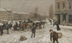 Stortingsplass - Fritz Thaulow