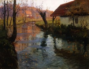 Le ruisseau du moulin - Frits Thaulow